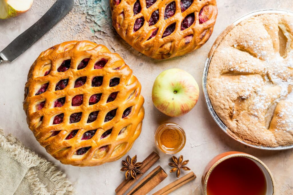 Different homemade pies