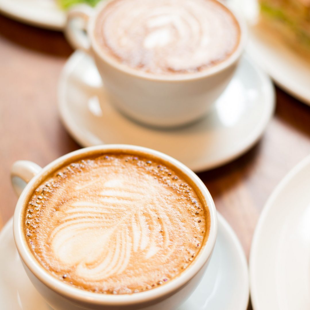 Tea time with coffee